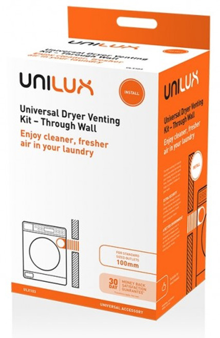 Universal Dryer Vent Kit, Through Wall 