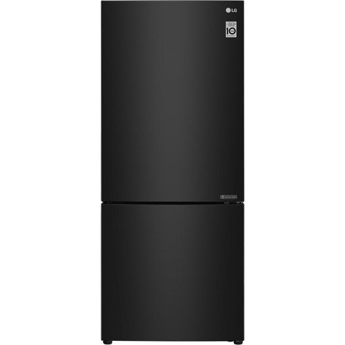 black fridge