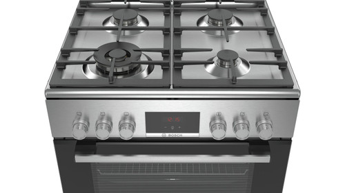 HXR39KI50A - 60cm Series 4 Freestanding Cooker With Wok Burner - Stainless Steel