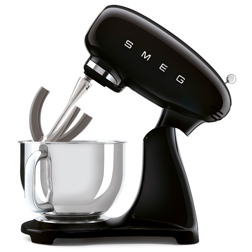 SMF03BLAU - Stand Mixer, 50's Retro Style, ALL BLACK