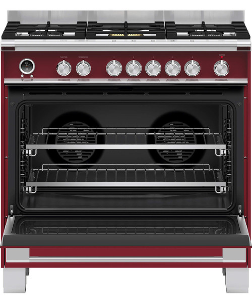 OR90SCG6R1 - 90cm Classic Style Freestanding Cooker, Pyrolytic Cleaning - Red