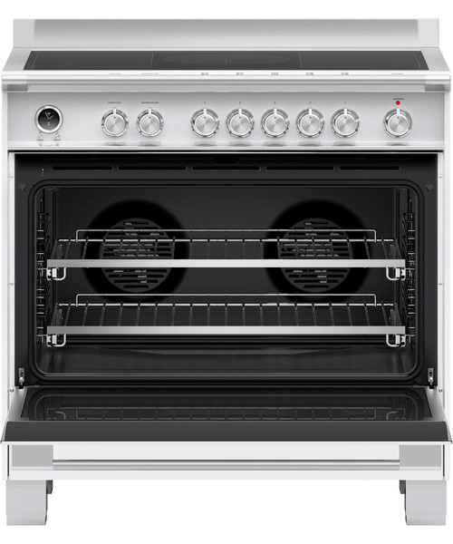 OR90SCI6W1 - 90cm Classic Style Freestanding Cooker, 4 Zone Induction, Pyrolytic Cleaning - White