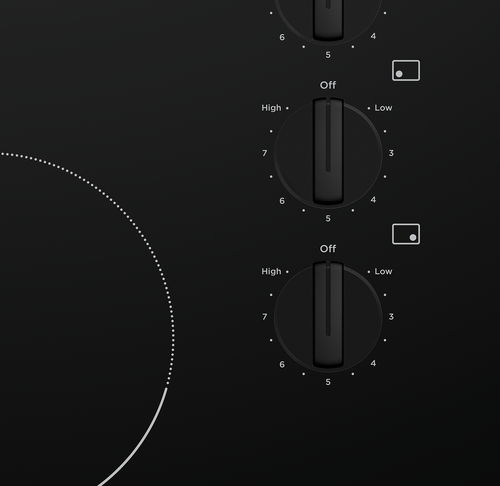 WHC742BC - 70cm 4 Zone Ceramic Cooktop