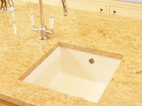 SCSQ460WH - Shaws Square 460 Classic Inset/Undermount Single Bowl Handcrafted Fireclay Sink