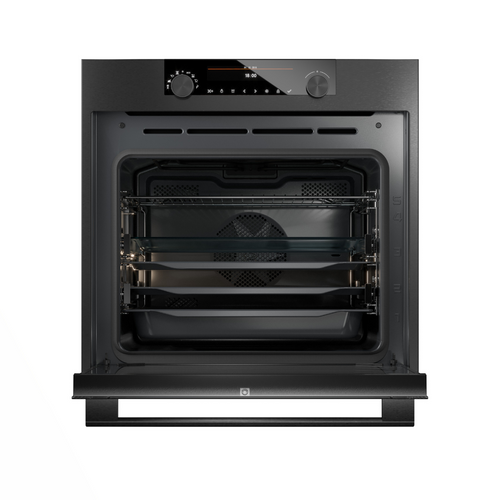 OP8687B - 60cm Craft Multi Oven, Pyrolytic Cleaning - Black Steel