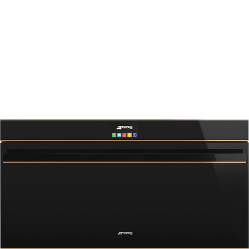 SFPR9604NR - 90cm Dolce Stil Novo Thermoseal Oven, Pyrolytic Cleaning - Black With Copper Trim
