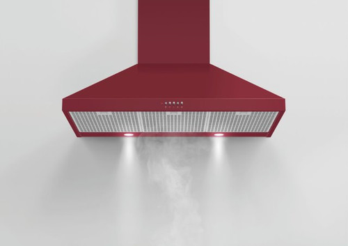 HC90PCR1 - 90cm Classic Pyramid Chimney Wall Rangehood - Red HC90PCR1 - 90cm Classic Pyramid Chimney Wall Rangehood - Red