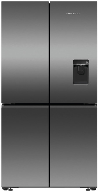 RF605QNUVB1 - 538L Quad Door Refrigerator with Ice & Water - Black Stainless Steel