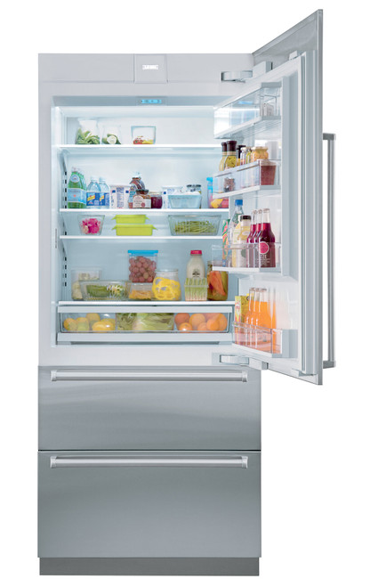 ICBIT30CIIDRH - 474L Integrated Designer Bottom Mount Refrigerator with Internal Water Dispenser & Ice Maker, Right Hinge Ready