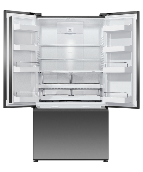 RF610ANUB5 - 614L French Door Fridge With Ice & Water, Handless - Black Stainless Steel