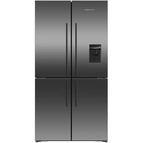 RF605QDUVB2 - 538L Quad Door Refrigerator with Ice & Water - Black Stainless Steel