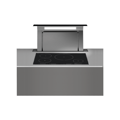 F8DD90B1-IN1300 - 90cm Designer Series Downdraft with In-line Motor - Stainless Steel / Black Glass F8DD90B1-IN1300 - 90cm Designer Series Downdraft with In-line Motor - Stainless Steel / Black Glass