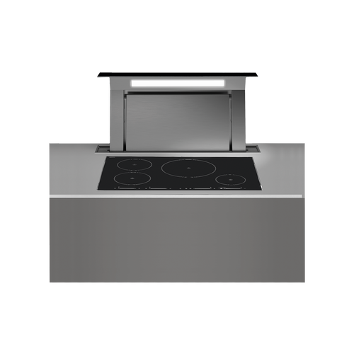 F8DD12B1-IN950 - 120cm Designer Series Downdraft with In-line Motor - Stainless Steel / Black Glass F8DD12B1-IN950 - 120cm Designer Series Downdraft with In-line Motor - Stainless Steel / Black Glass
