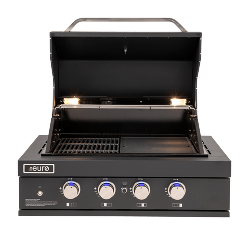 EAL900RBQBL - Built In 4 Burner Barbecue and Hood - Stainless Steel