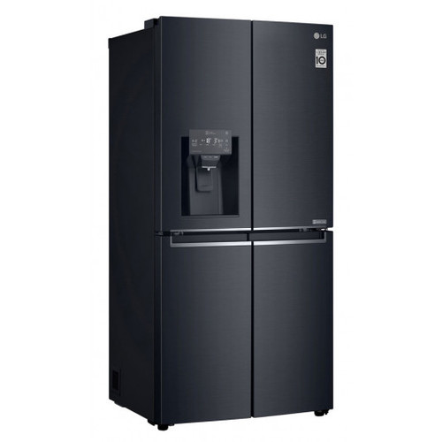 GF-L570MBL - 570L Slim French Door Fridge with Ice & Water - Matte Black