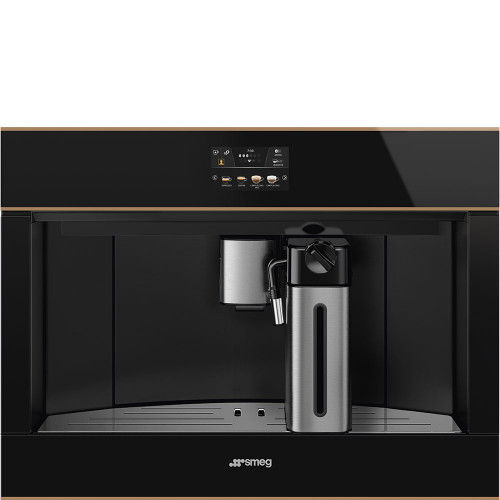 CMS4604NR - 60cm Dolce Stil Novo Built-In Coffee Machine - Black / Copper Trim CMS4604NR - 60cm Dolce Stil Novo Built-In Coffee Machine - Black / Copper Trim