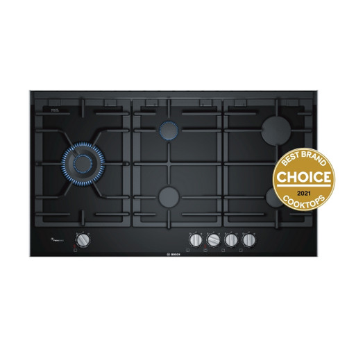 PRS9A6D70A - 90cm Series 8 Gas Cooktop Ceramic Glass - Black