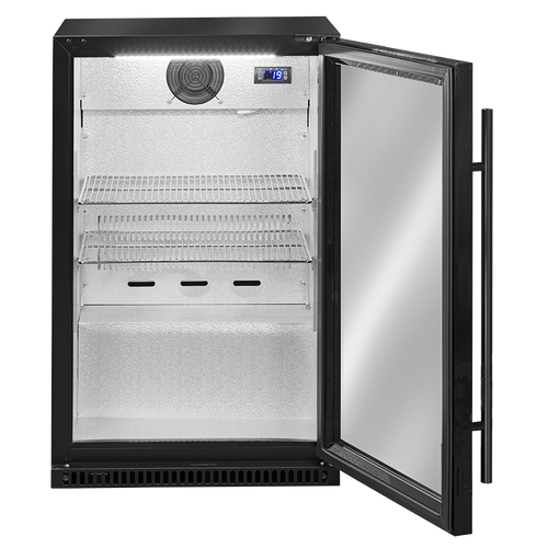 AOF1B – 118L Single Door Outdoor Refrigerator - Black