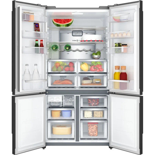 EQE5607BA - 562L Quad Door Fridge - Black