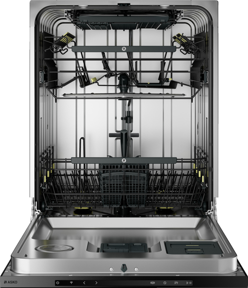 DBI766IQXXLBS - 86cm XXL Style Built In Dishwasher - Black Steel