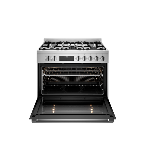 WFE9515SD - 90cm Dual Fuel Freestanding Cooker – Stainless Steel