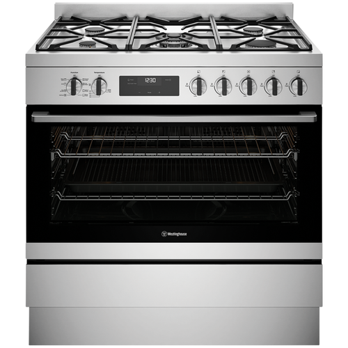 WFE9515SD 90cm Dual Fuel Freestanding Cooker Stainless Steel
