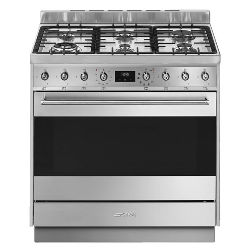 CSP9GMXA2 - Smeg 90cm Freestanding Pyrolytic Oven/Stove - Stainless Steel