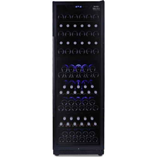 HUSWS168DMBZY - Husky Riserva 168 Bottle Dual Zone Wine Cabinet - Black