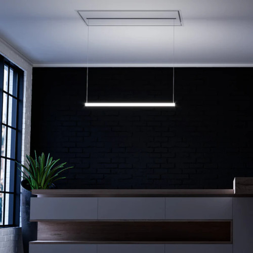 SLT977EMEL - 93cm Valentina The Line Ceiling Cassette Rangehood - Aluminium