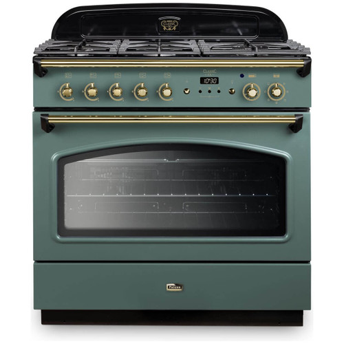 CLA90FXDFMGBR - Classic Fx 90cm Dual Fuel Freestanding Oven/Stove - Mineral Green