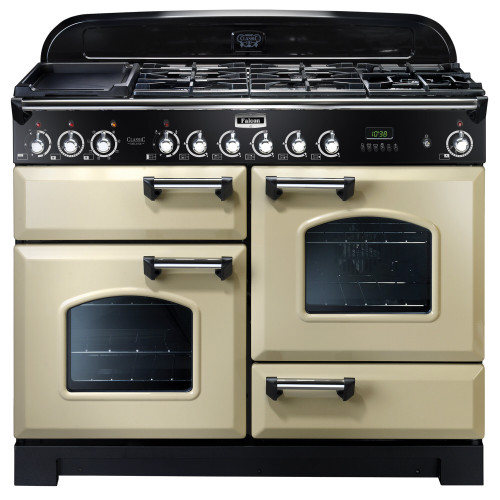 CDL110DFCRCH - 110cm Freestanding Dual Fuel Oven/Stove - Cream