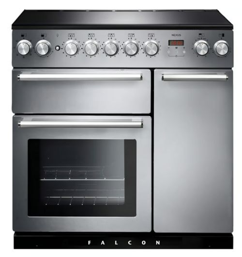 NEX90EISSCH - Nexus 900mm Chrome Fitting Freestanding Induction Cooker – Stainless Steel