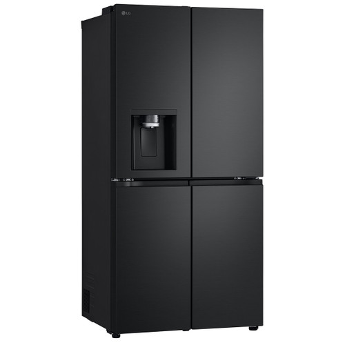 GFLN500MBL - 508L French Door Fridge with Slim Non-plumbed In-door Ice & Water Dispenser - Matte Black