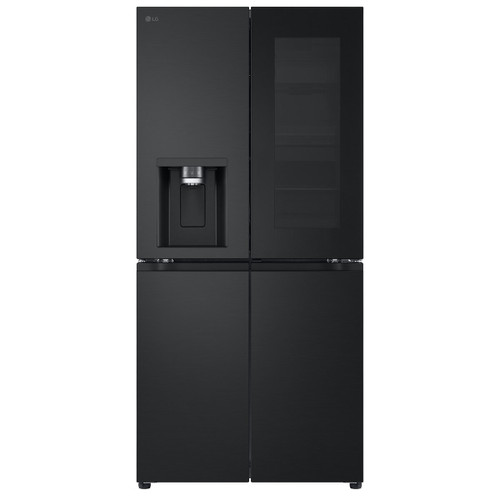 GFV500MBLC - 508l French Door Instaview Door-in-door Fridge With In-door Ice & Water Dispenser - Matte Black GFV500MBLC - 508l French Door Instaview Door-in-door Fridge With In-door Ice & Water Dispenser - Matte Black