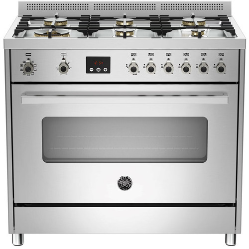 PRO906MFESXE 90cm 6 Burner Electric Oven Stainless Steel