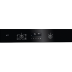 OA5PB41ABE 60cm Pyrolytic Oven with SteamBake, Black with Stainless Steel Trim