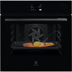 EVES6810BF 60cm Oven with Full Steam and Food Probe, 24 Function, Black