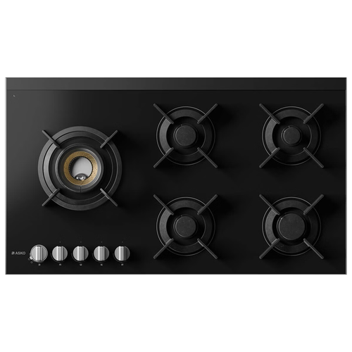 HG8953BGD1 90cm Natural Gas 5 Burner Cooktop with Fusion Volcano Burner