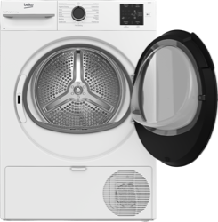BDPB8010W 8kg Sensor Controlled Heat Pump Tumble Dryer
