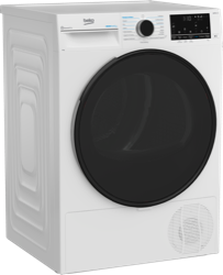 BDPB803SW 8 kg Sensor Controlled Wifi Connected Heat Pump Tumble Dryer with Steam