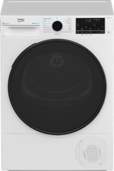 BDPB903SW 9 kg Sensor Controlled Wifi Connected Heat Pump Tumble Dryer with Steam