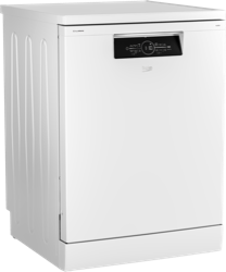 BDFB1630W 16 Place Setting Freestanding Dishwasher with Hygiene Intense & Auto Door Opening