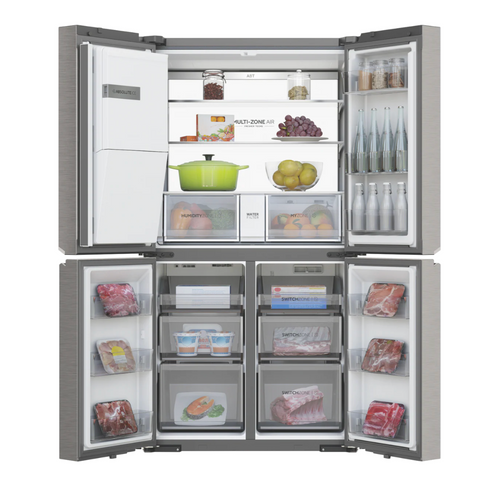 HRF680YZS 601L Quad Door Refrigerator
