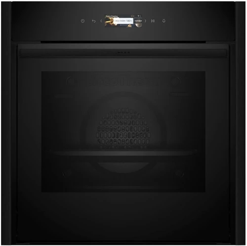B59CR71D0A 60cm N70 Pyrolytic Oven Aluminium Brushed Black Anodized