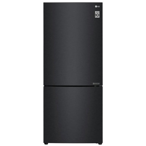 LG 454L Bottom Mount Fridge with Door Cooling in Matte Black Finish