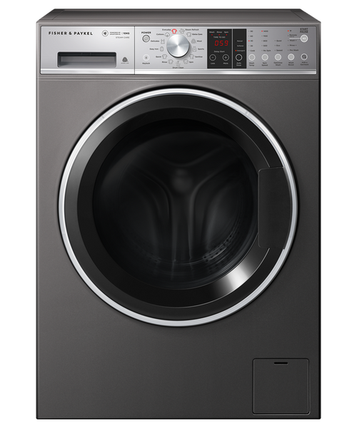 WH1060SG1 10kg Front Load Washer Steam Care Graphite Spartan Appliances