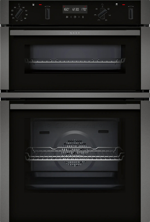 U2ACH7CG0A 60cm BuiltIn Double Oven Graphite Grey Spartan Appliances