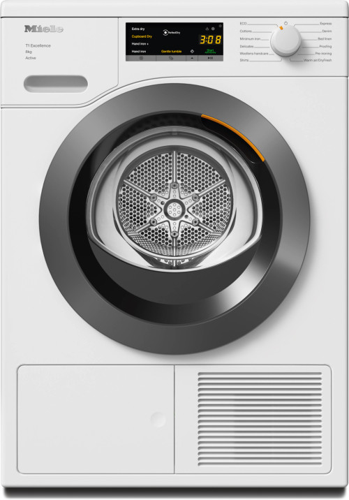 TEA325WP Miele 8kg Heat Pump Dryer - Spartan Appliances