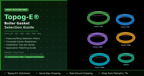 Topog-E Boiler Gasket Selection Guide: Which Series Do You Need?
