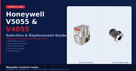 Honeywell V5055 & V4055 Selection & Replacement Guide